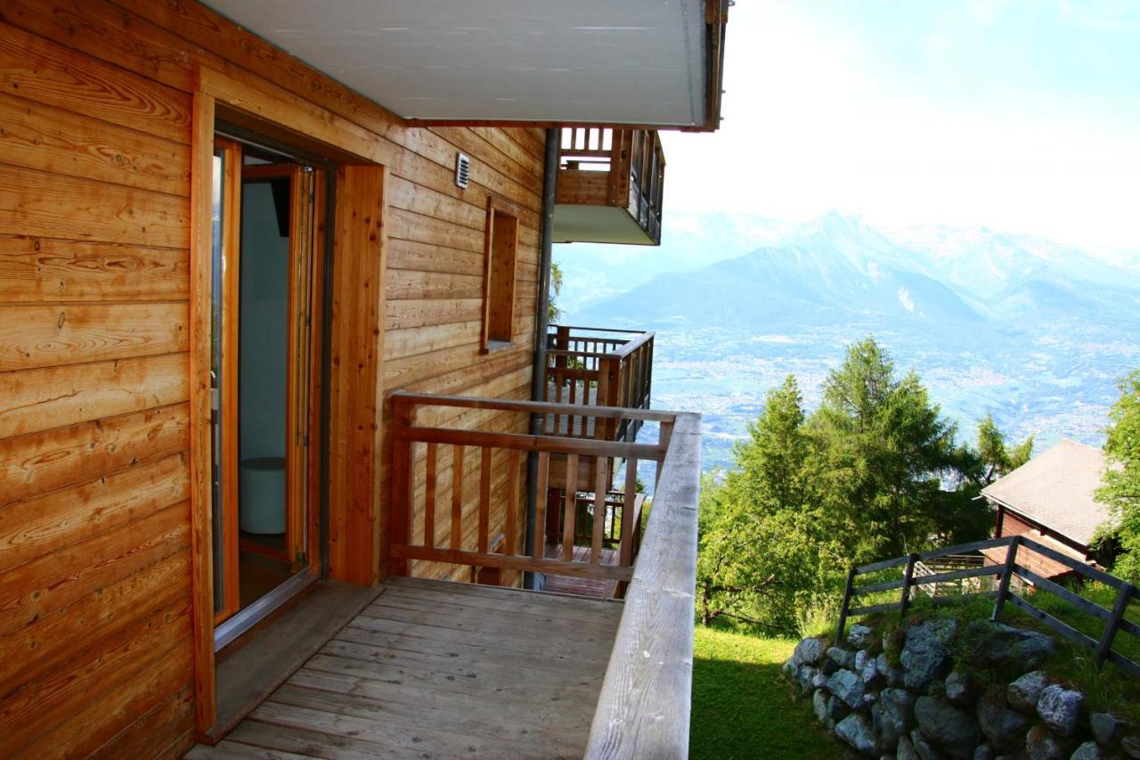 Ski Paradise MOUNTAIN&LUXE apartments Veysonnaz Bagian luar foto