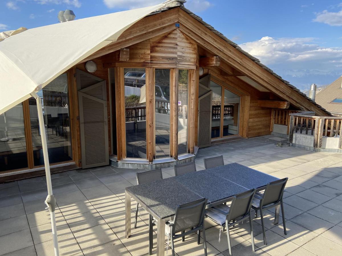 Ski Paradise MOUNTAIN&LUXE apartments Veysonnaz Bagian luar foto