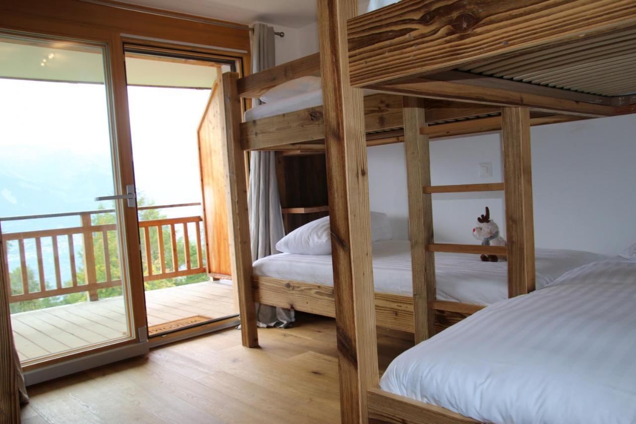 Ski Paradise MOUNTAIN&LUXE apartments Veysonnaz Bagian luar foto