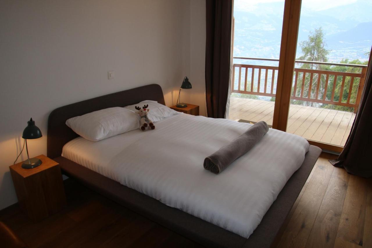 Ski Paradise MOUNTAIN&LUXE apartments Veysonnaz Bagian luar foto