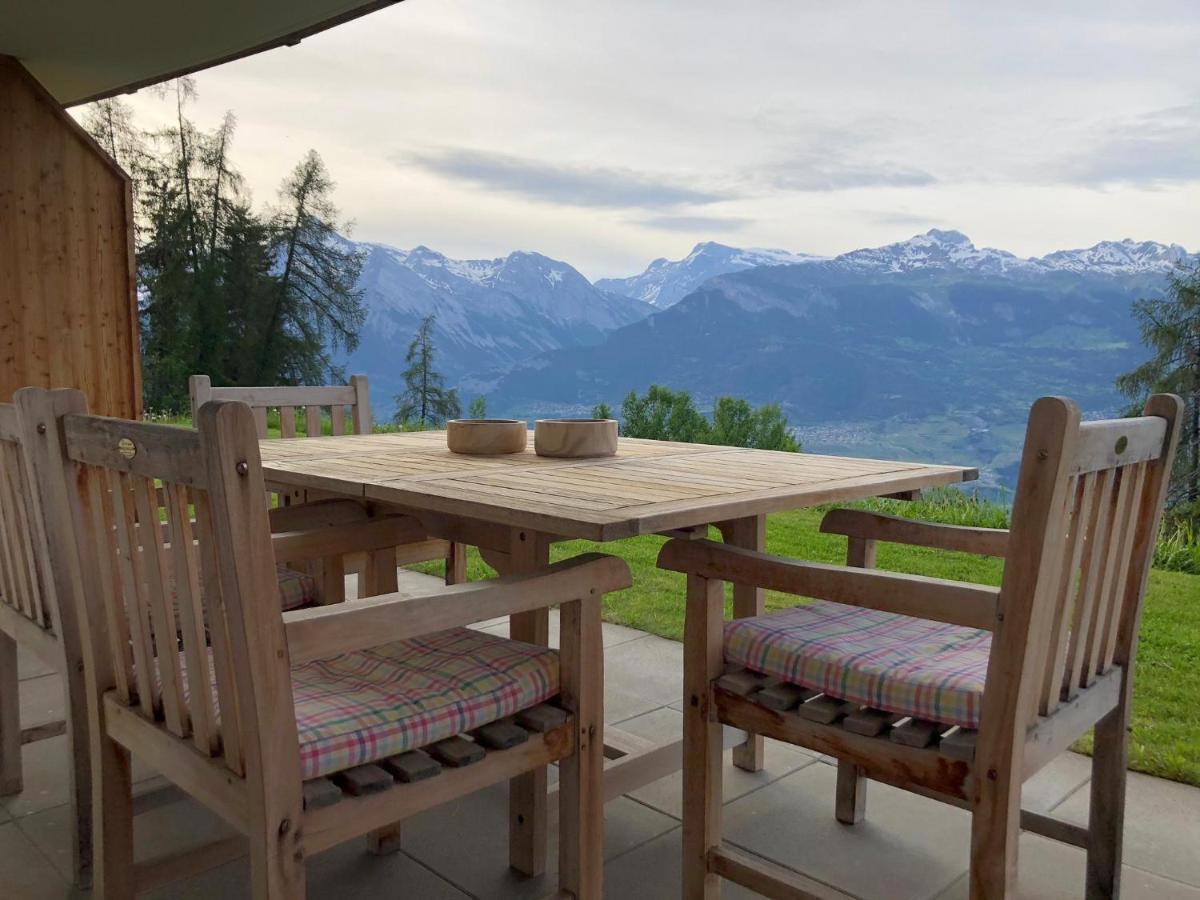 Ski Paradise MOUNTAIN&LUXE apartments Veysonnaz Bagian luar foto