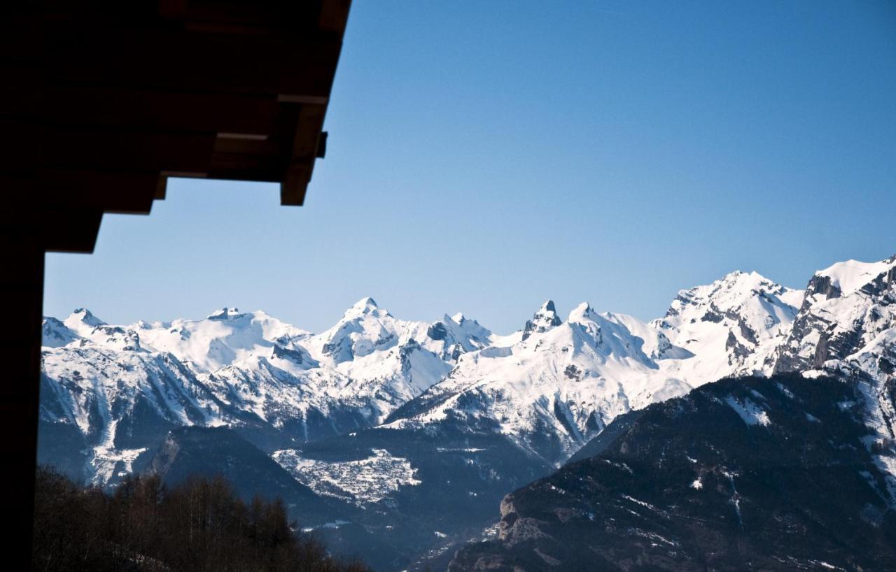 Ski Paradise MOUNTAIN&LUXE apartments Veysonnaz Bagian luar foto