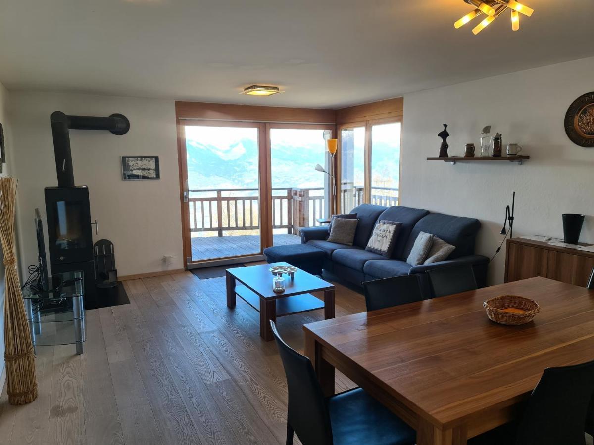 Ski Paradise MOUNTAIN&LUXE apartments Veysonnaz Bagian luar foto