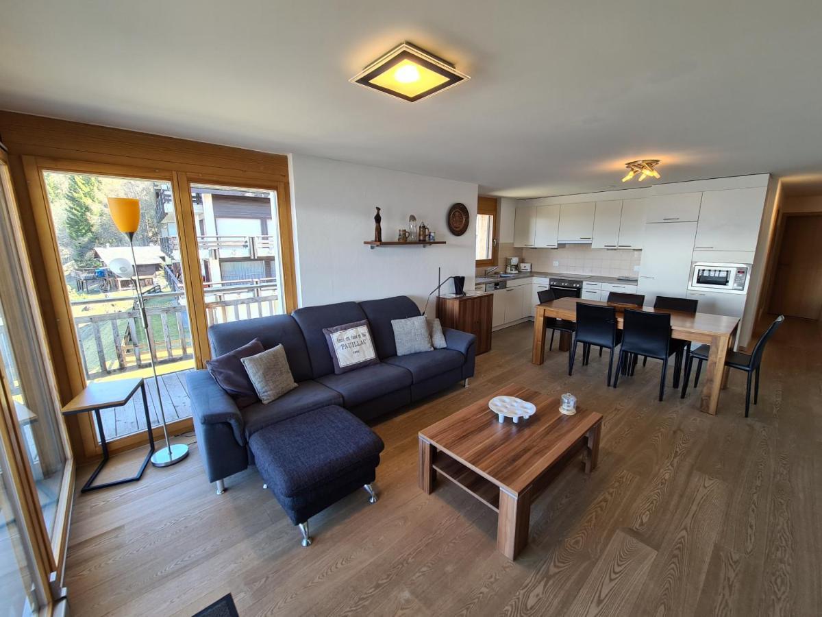 Ski Paradise MOUNTAIN&LUXE apartments Veysonnaz Bagian luar foto
