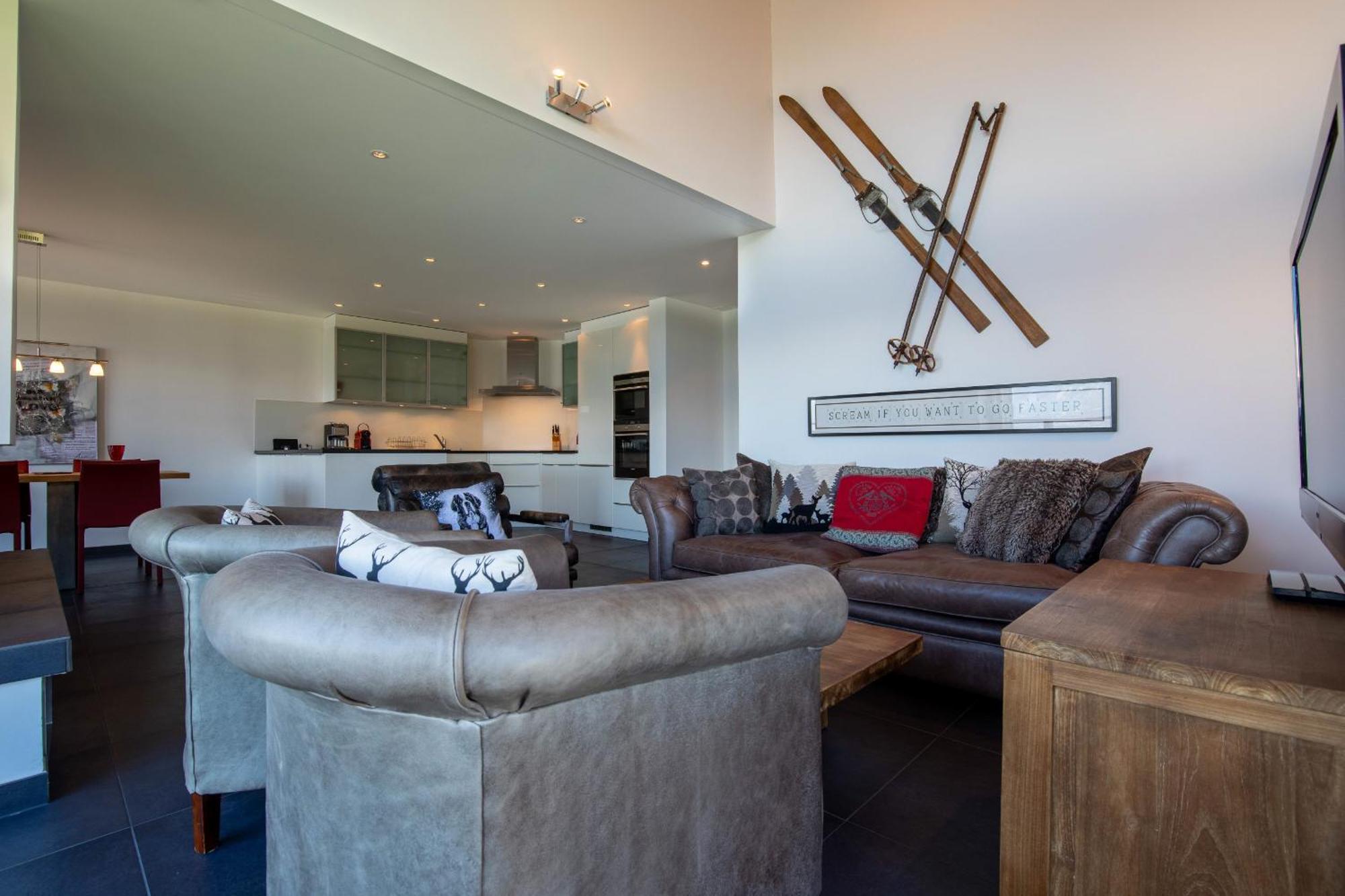 Ski Paradise MOUNTAIN&LUXE apartments Veysonnaz Bagian luar foto
