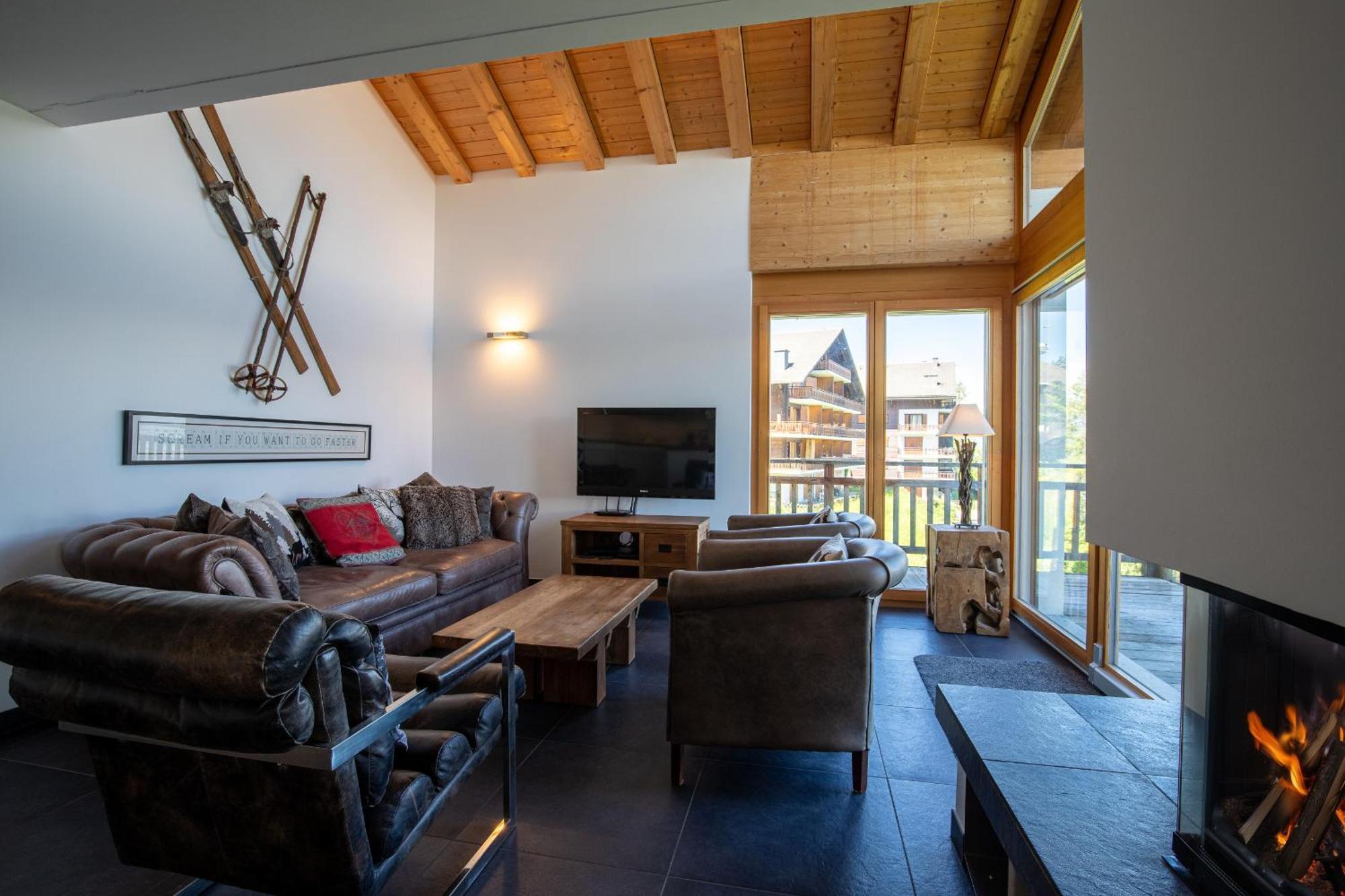 Ski Paradise MOUNTAIN&LUXE apartments Veysonnaz Bagian luar foto