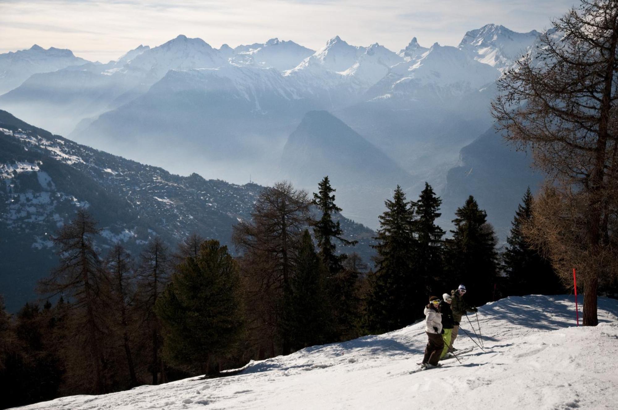 Ski Paradise MOUNTAIN&LUXE apartments Veysonnaz Bagian luar foto