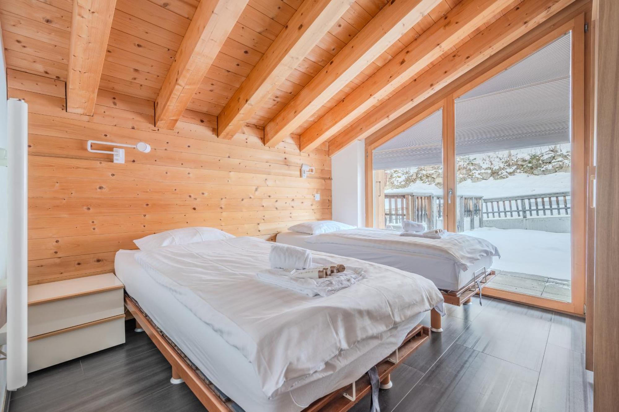 Ski Paradise MOUNTAIN&LUXE apartments Veysonnaz Bagian luar foto