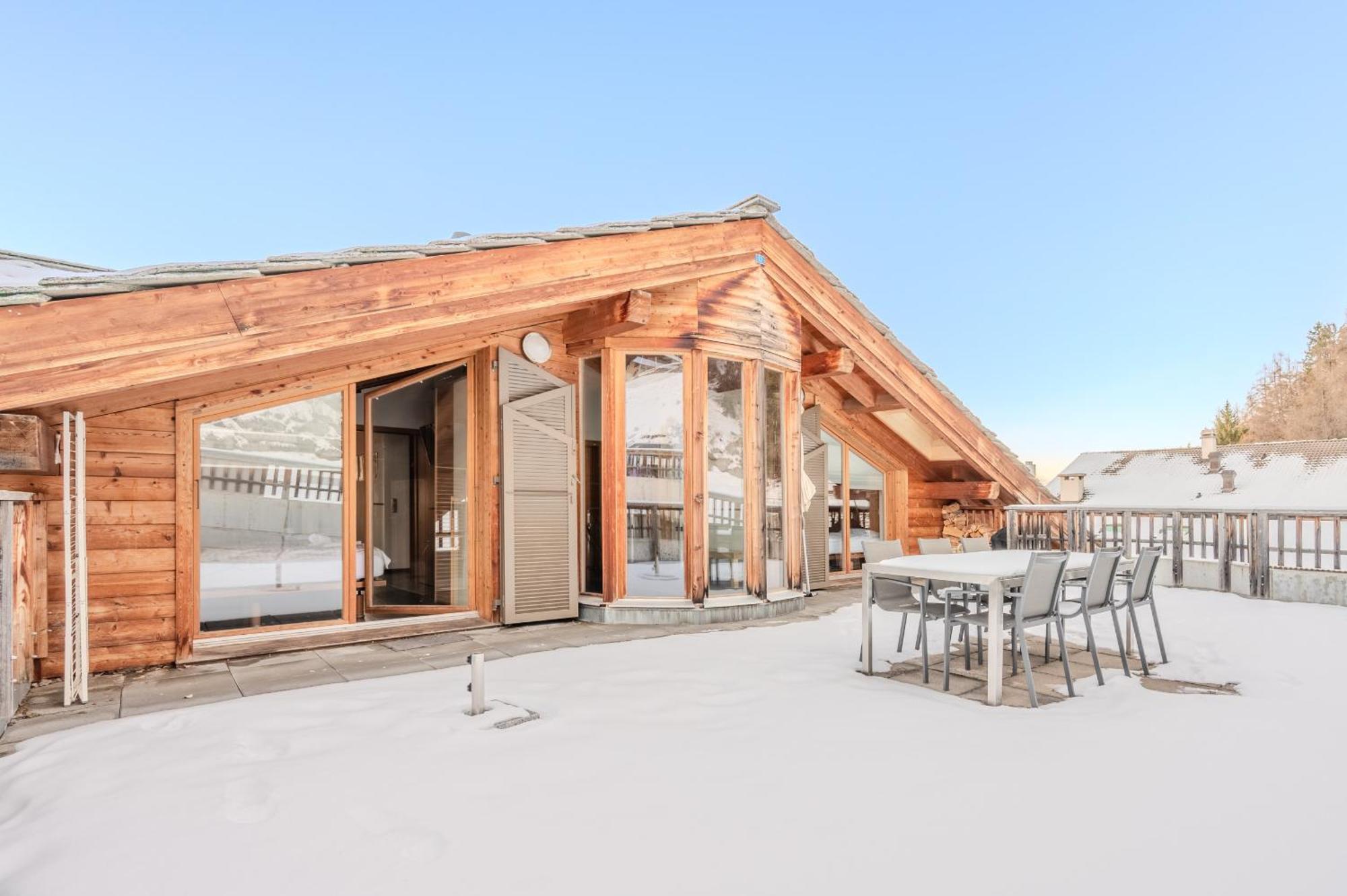 Ski Paradise MOUNTAIN&LUXE apartments Veysonnaz Bagian luar foto