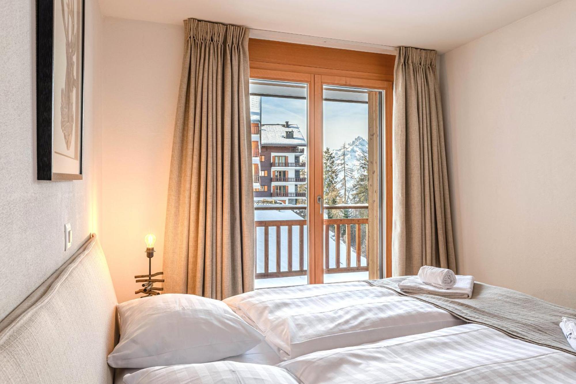 Ski Paradise MOUNTAIN&LUXE apartments Veysonnaz Bagian luar foto