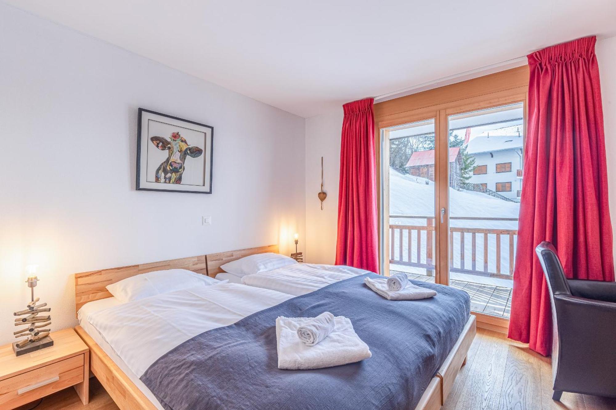 Ski Paradise MOUNTAIN&LUXE apartments Veysonnaz Bagian luar foto